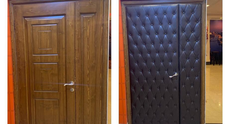 درب چرم ضد صدا