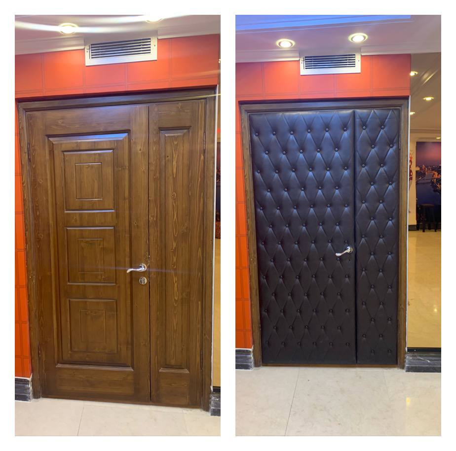 درب چرم ضد صدا